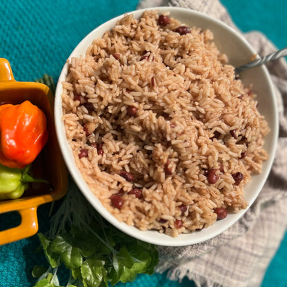 Caribbean rice and peas